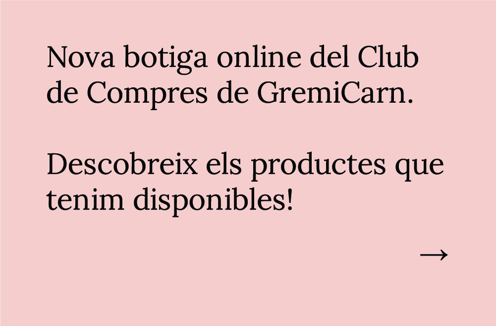Nova botiga online del Club de Compres de GremiCarn